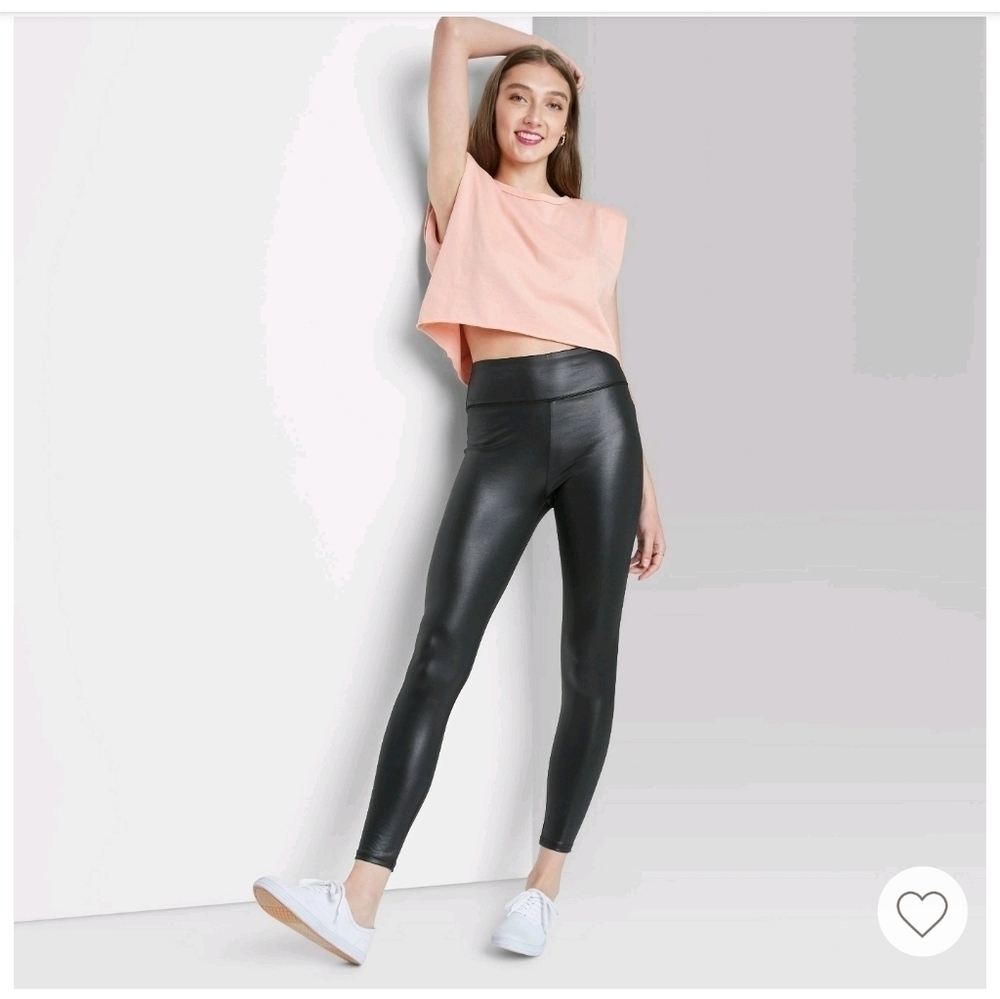 Wild Fable faux leather leggings